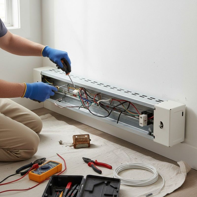 Baseboard Heater Installation